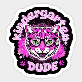 Kindergarten Dude Sticker